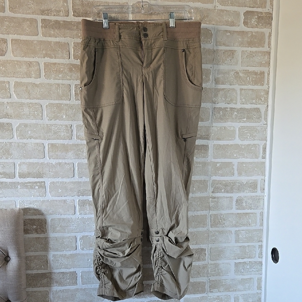 Athleta Tan Track Pants